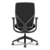 Flexion Mesh Back Task Chair, Supports Up To 300Lb, 14.81" To 19.7" Seat Height, Black Seat/Back/Base