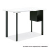 Coze Writing Desk Post Legs With U-Storage Compartment, 5.75" x 28", Black, 4 Legs/Set
