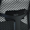 Ignition 2.0 Reactiv Mid-Back Task Chair, 17.25" To 21.75" Seat Height, Basalt Vinyl Seat, Charcoal Back, Black Base