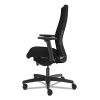 Ignition 2.0 Upholstered Mid-Back Task Chair With Lumbar, Supports Up To 300 Lb, 17" To 22" Seat Height, Black