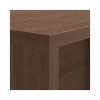 Mod Return Shell, Reversible (Left Or Right), 42w x 24d x 29h, Sepia Walnut