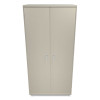 Assembled Storage Cabinet, 36w x 24.25d x 71.75h, Putty