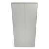 Assembled Storage Cabinet, 36w x 24.25d x 71.75h, Light Gray
