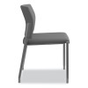 Accommodate Series Guest Chair, Fabric Upholstery, 23.5" x 22.25" x 31.5", Black Seat/Back, Textured Black Base, 2/Carton