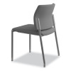 Accommodate Series Guest Chair, Fabric Upholstery, 23.5" x 22.25" x 31.5", Black Seat/Back, Textured Black Base, 2/Carton