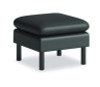 Parkwyn Series Ottoman, 23" x 23" x 17.5", Black