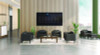 Parkwyn Series Ottoman, 23" x 23" x 17.5", Black