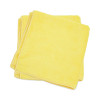 Microworks Microfiber Towels, 12 x 12, Yellow, Dozen
