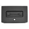Fire Resistant Steel Security Box With Key Lock, 12.7 X 8.8 X 4.1, Black