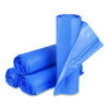 High-Density Commercial Can Liners, 60 Gal, 18 Mic, 40" x 48", Blue, 200/Carton