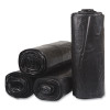 Low-Density Commercial Can Liners, 60 Gal, 1.5 Mil, 38" x 58", Black, Interleaved Roll, 20 Bags/Roll, 5 Rolls/Carton