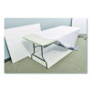 Igear Fabric Table Cover, Polyester/Spandex, 30" x 72", White