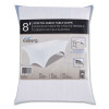 Igear Fabric Table Cover, Polyester/Spandex, 30" x 96", White