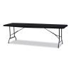 Igear Fabric Table Top Cap Cover, Polyester/Spandex, 30" x 96", Black