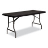 Igear Fabric Table Top Cap Cover, Polyester/Spandex, 30" x 96", Black