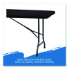 Igear Fabric Table Top Cap Cover, Polyester/Spandex, 30" x 96", Black