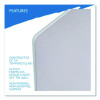 Clarity Glass Dry Erase Board With Aluminum Trim, 60" x 36", White Surface, Satin Aluminum Frame