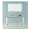 Polarity Magnetic Dry Erase White Board, 48" x 32", White Surface, Satin Aluminum Frame