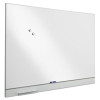 Polarity Magnetic Dry Erase White Board, 72" x 46", White Surface, Satin Aluminum Frame