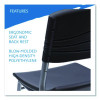 Cafeworks Chair, Supports Up To 225 Lb, 18" Seat Height, Graphite Seat/Back, Silver Base, 2/Carton