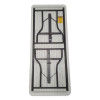 Indestructable Industrial Folding Table, Rectangular, 72" x 30" x 29", Platinum