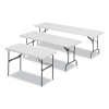 Indestructables Too 600 Series Folding Table, Rectangular, 72" x 30" x 29", Platinum