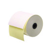 Impact Printing Carbonless Paper Rolls With End Of Roll Indicator, 3" x 90 Ft, White/Canary, 50/Carton