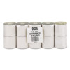 Impact Printing Carbonless Paper Rolls, 2.25" X 70 Ft, White/Canary, 10/Pack