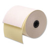 Impact Printing Carbonless Paper Rolls, 2.75" X 90 Ft, White/Canary, 50/Carton