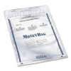 Tamper Evident Deposit Bag, Plastic, 9" x 12", White, 100/Pack