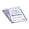 Tamper Evident Deposit Bag, Plastic, 9" x 12", Clear, 100/Pack