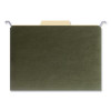 Hanging File Folders With Innovative Top Rail, Legal Size, 1/4-Cut Tabs, Standard Green, 20/Pack