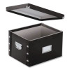 File Box, Letter/Legal Files, 16.25" X 9.75" X 13.25", Black