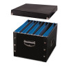 File Box, Letter/Legal Files, 16.25" X 9.75" X 13.25", Black
