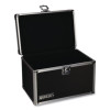 Vaultz Locking Index Card File With Flip Top, Holds 350 3 X 5 Cards, 6 X 4 X 4.25, Black