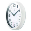 Metro Wall Clock, 9" Diameter, White Case, 1 Aa (Sold Separately)