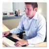 Nonskid Keyboard Wrist Cushion, 15.75 x 10, Black