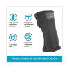 Smartglove Flexible Wrist Support Splint, Medium, Fits Hands Up To 3.75" Wide, Black