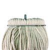 Layflat Regular Screw-Type Mop Head, Cotton, 24 Oz, 1" Headband, White