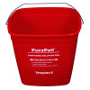 Purapail Sanitizing Bucket, 6 Qt, Polyethylene, Red