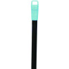 Lobby Dust Pan Broom, 36.86" Length, Black/Blue, 12/Carton