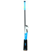 Mopster 2.0 Microfiber Bucketless Mop, 16.25 x 3.25 Blue Microfiber Head, 57" Black Aluminum Handle