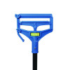 Speed Change Mop Handle, 61.25", Blue/Black, 12/Carton