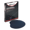 Mouse Pad With Fabric-Covered Gel Wrist Rest, 10.37 x 8.87, Blue