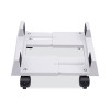 Mobile Cpu Stand, 8.75w X 10d X 5h, Light Gray