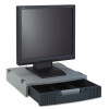 Basic Lcd Monitor/Printer Stand, 15" X 11" X 3", Charcoal Gray/Light Gray