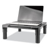 Single Level Monitor Riser, 13.13" x 13.5" x 4.92" To 7.28", Black