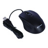 Full-Size Wired Optical Mouse, Usb 2.0, Right Hand Use, Black
