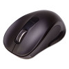 Mid-Size Wireless Optical Mouse With Micro Usb, 2.4 Ghz Frequency/26 Ft Wireless Range, Right Hand Use, Black