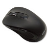 Mid-Size Wireless Optical Mouse With Micro Usb, 2.4 Ghz Frequency/26 Ft Wireless Range, Right Hand Use, Black